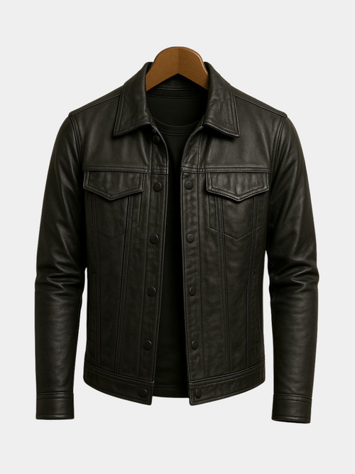 Helvano | Herren Lederjacke im Biker-Stil
