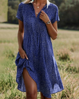 Helvano | Midikleid für Damen mit Blumenmuster