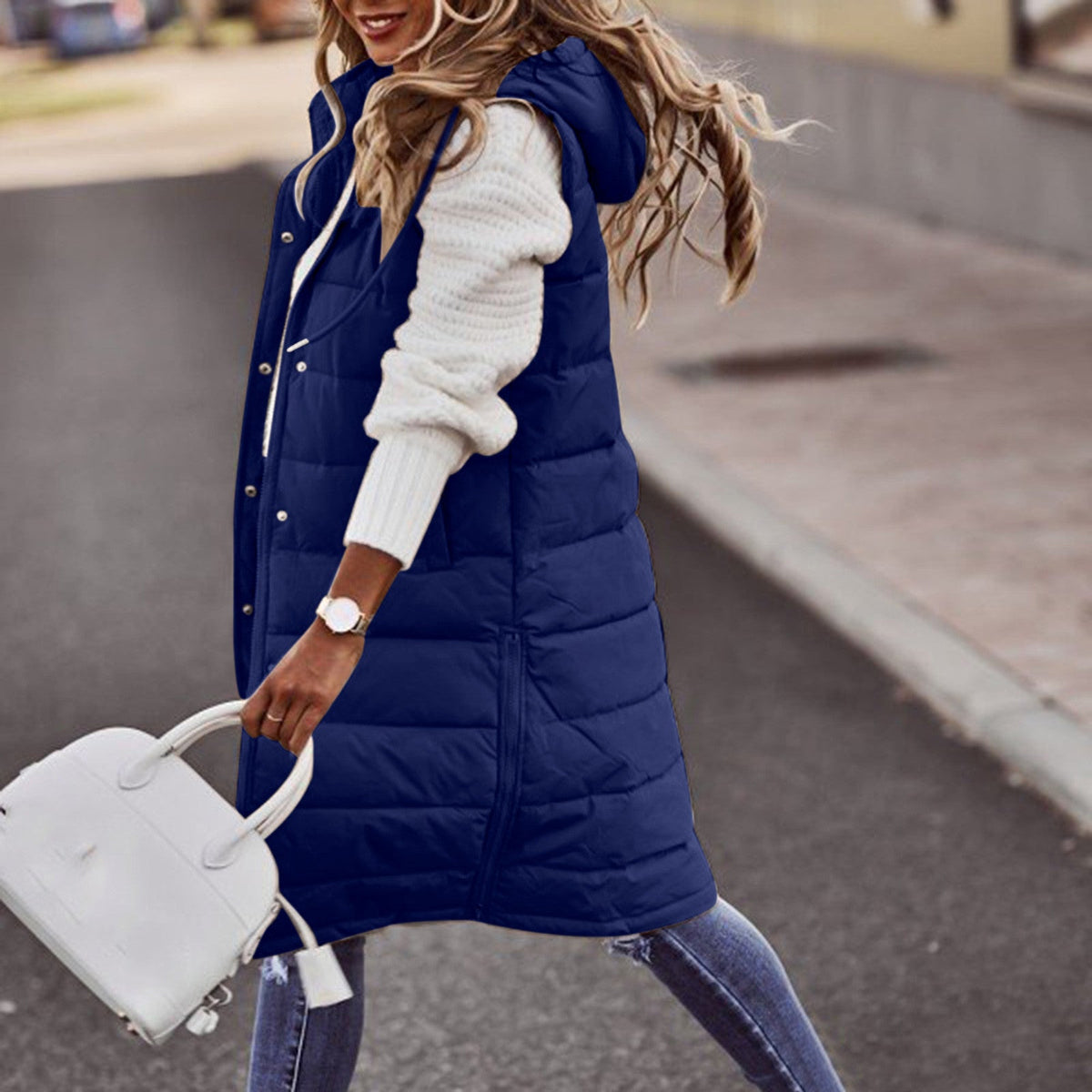 Helvano | Langer Bodywarmer für Damen