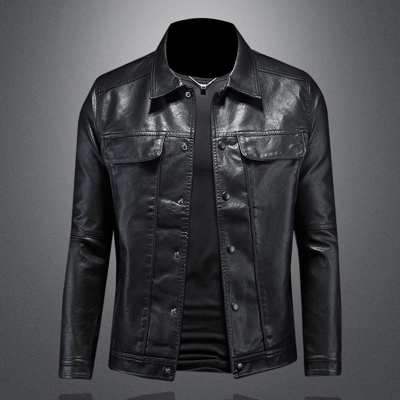 Helvano | Bikerjacke für Herren in Braun