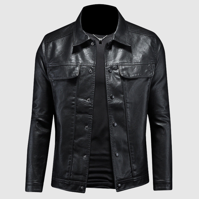 Helvano | Bikerjacke für Herren in Braun