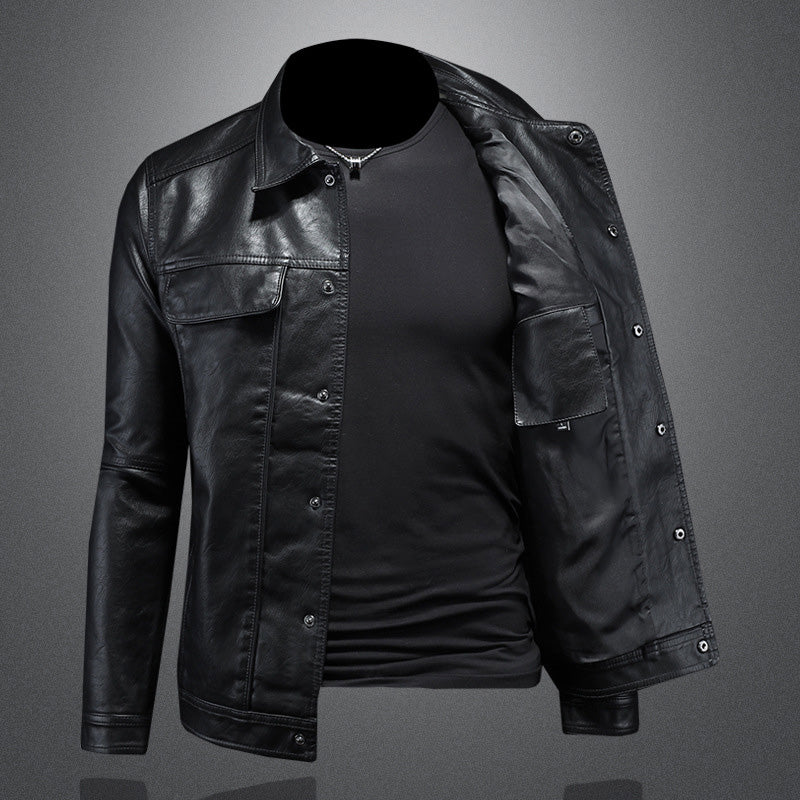 Helvano | Bikerjacke für Herren in Braun