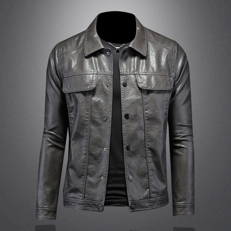 Helvano | Bikerjacke für Herren in Braun