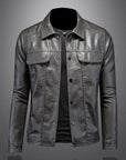 Helvano | Bikerjacke für Herren in Braun