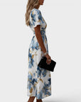 Helvano | Modernes Blumen-Midikleid für Damen