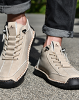 Helvano | Nubuk-Sneaker mit Reissverschluss für Herren