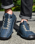Helvano | Nubuk-Sneaker mit Reissverschluss für Herren