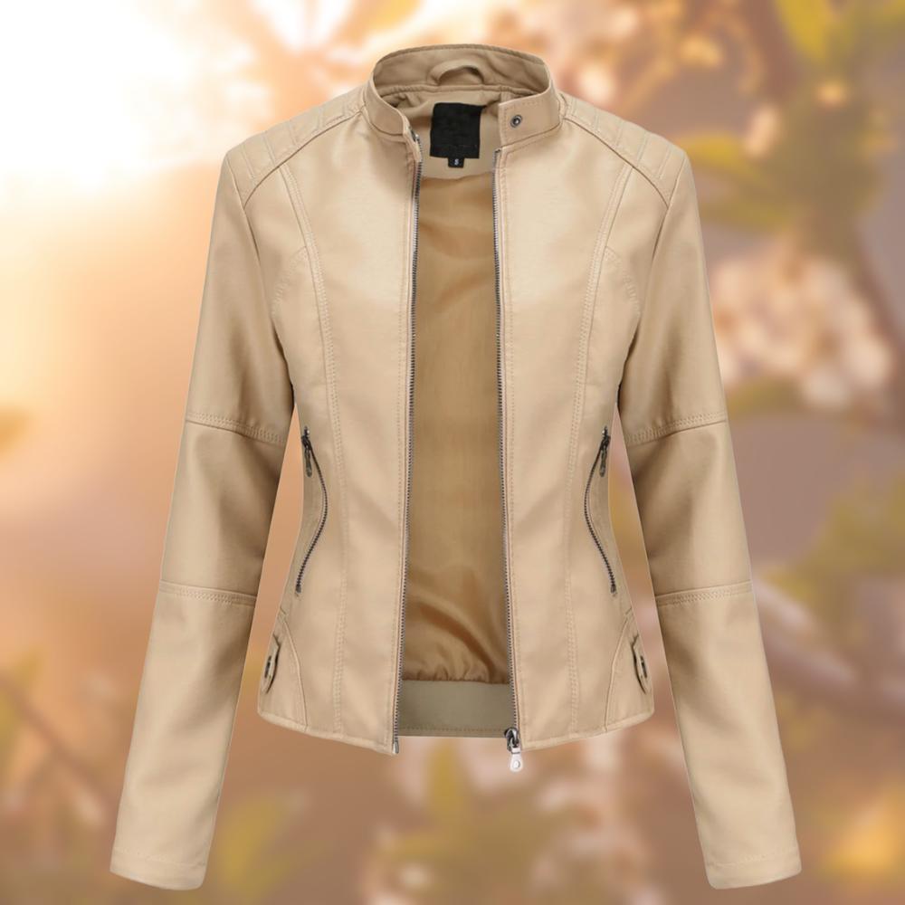 Helvano | Elegante Lederjacke für Damen
