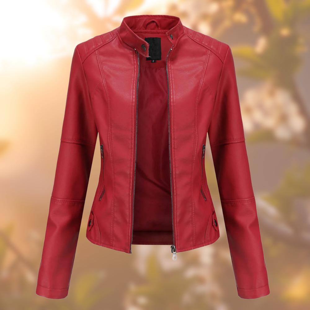 Helvano | Elegante Lederjacke für Damen