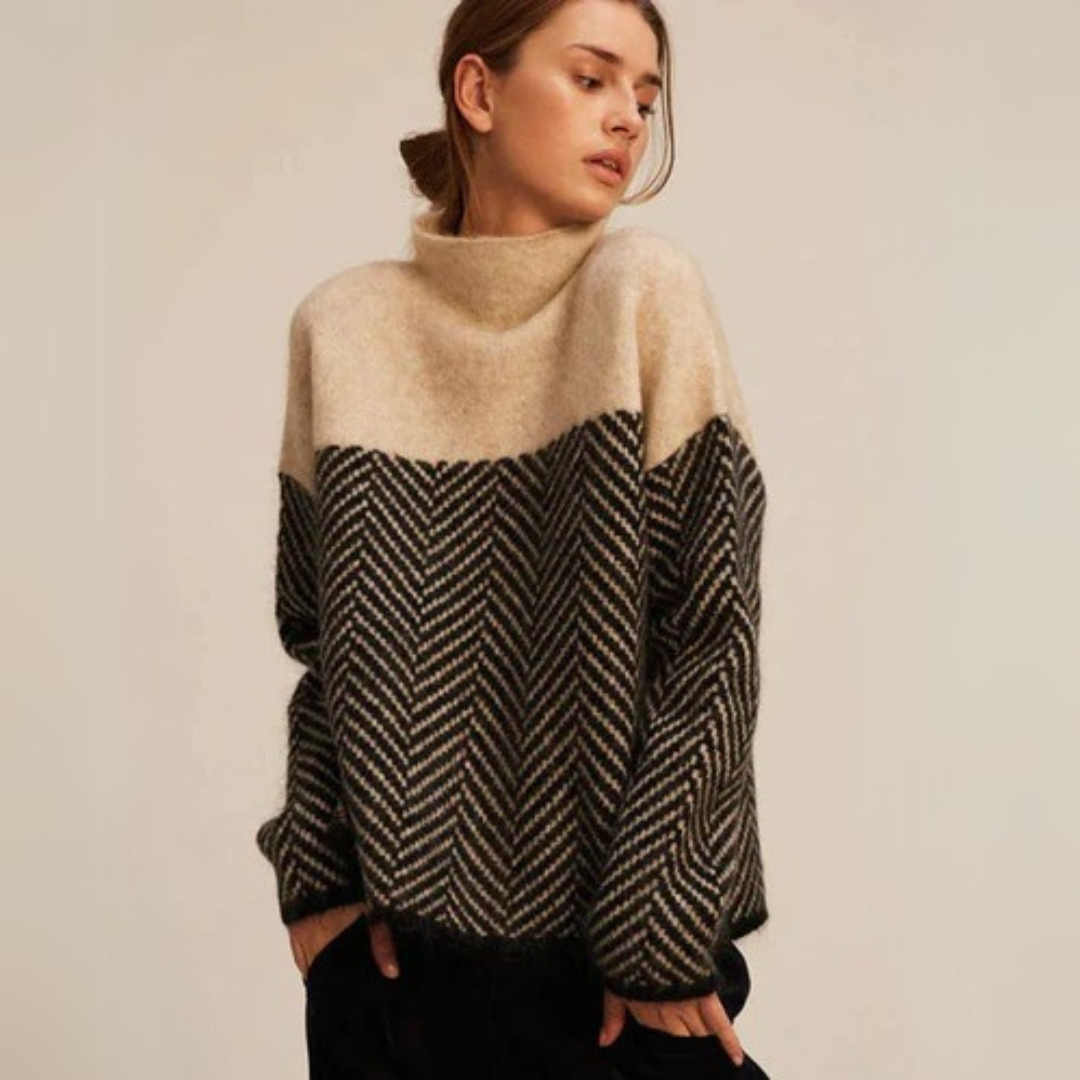 Helvano | Damen Strick-Rollkragenpullover
