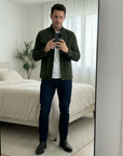 Helvano | Herrenjacke in Wildleder-Optik mit Taschen