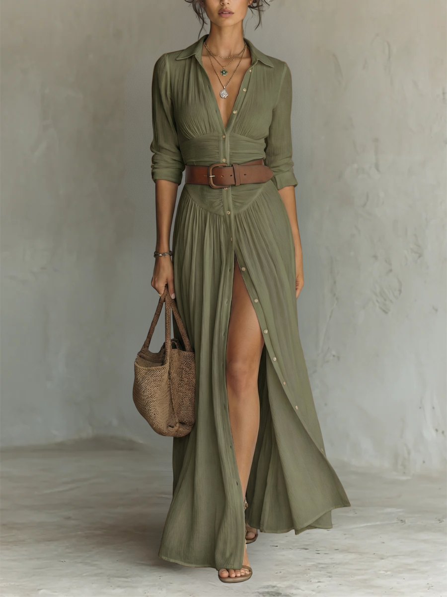Helvano | Elegantes Maxikleid für Damen