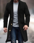 Helvano | Lange warme Jacke mit Kragen für Damen