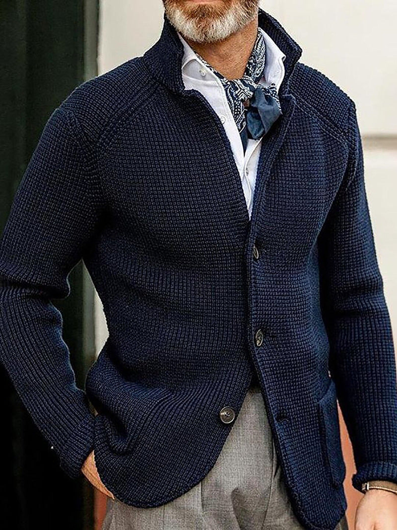 Helvano | Strickjacke für Herren mit Knopfleiste