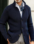 Helvano | Strickjacke für Herren mit Knopfleiste