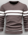 Helvano | Gestreifter Strickpullover für Herren