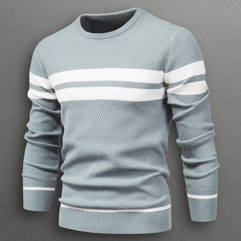 Helvano | Gestreifter Strickpullover für Herren