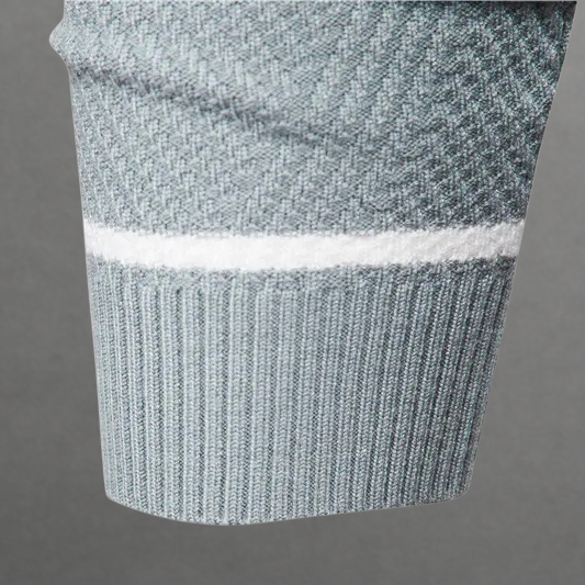 Helvano | Gestreifter Strickpullover für Herren