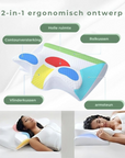 Helvano | Ergonomisches Kopfkissen mit Nackenstütze