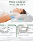 Helvano | Ergonomisches Kopfkissen mit Nackenstütze