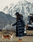 Helvano | Warme Daunen-Winterjacke für Damen in Schwarz
