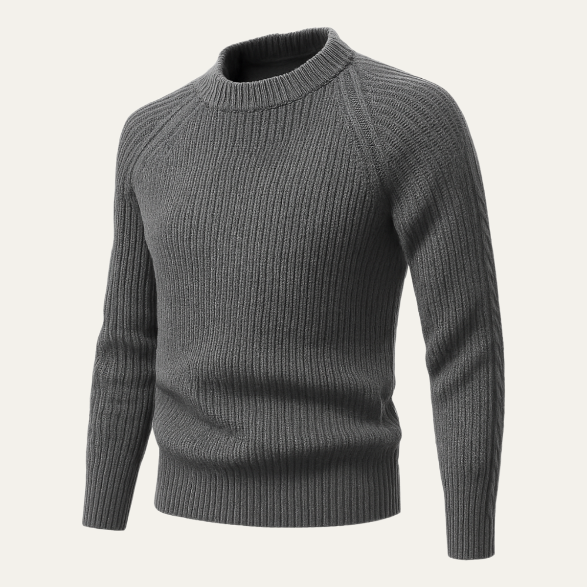 Helvano | Weicher Herren-Pullover mit Raglanärmeln