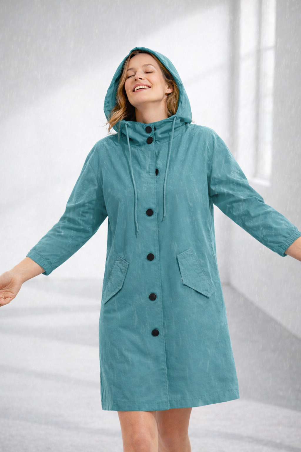 Helvano | Kapuzenjacke in mittlerer Länge für Damen