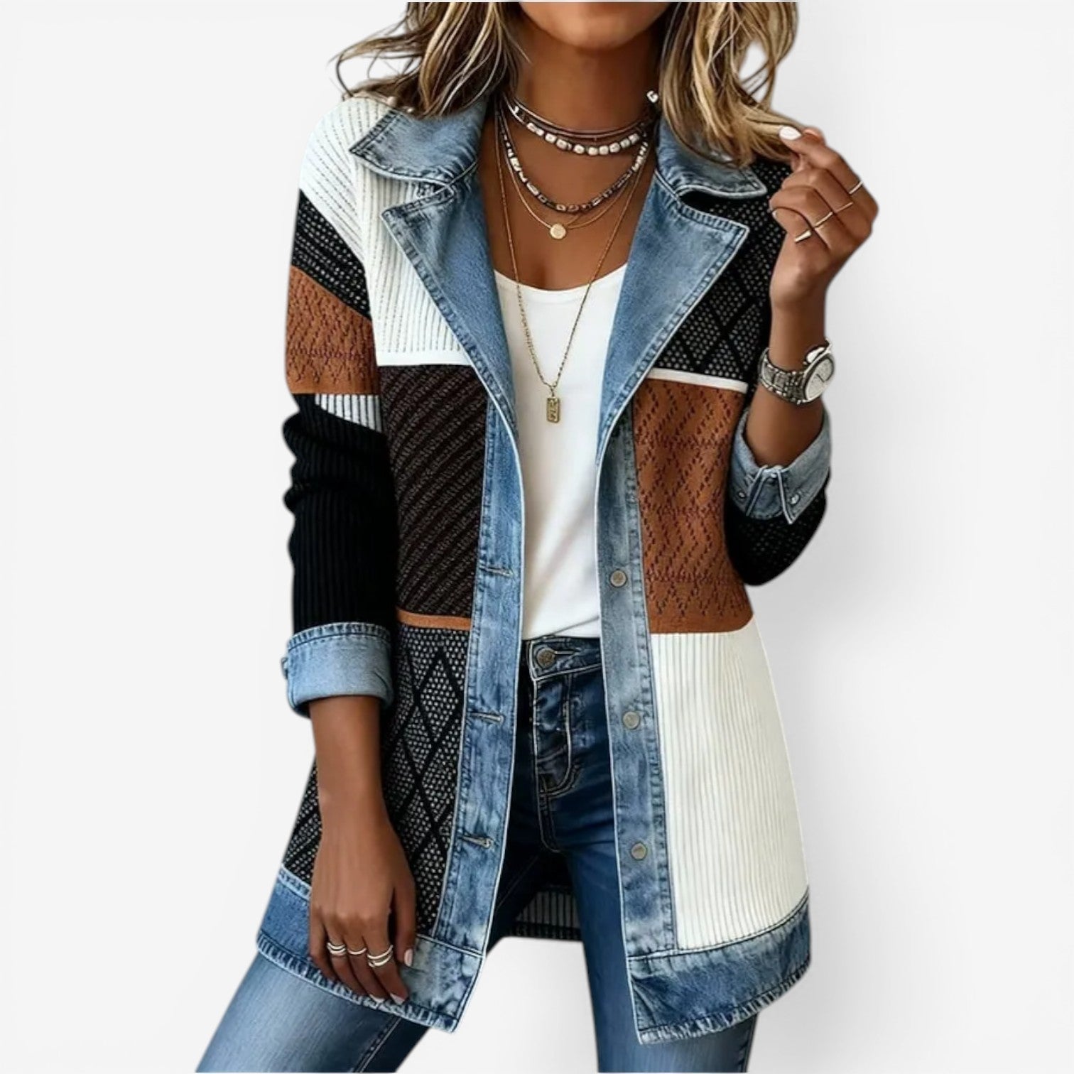 Helvano | Damen Jeansjacke