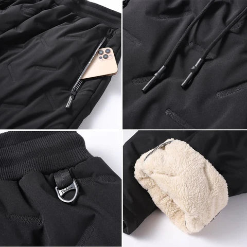 Helvano | Thermohose für Herren in Schwarz