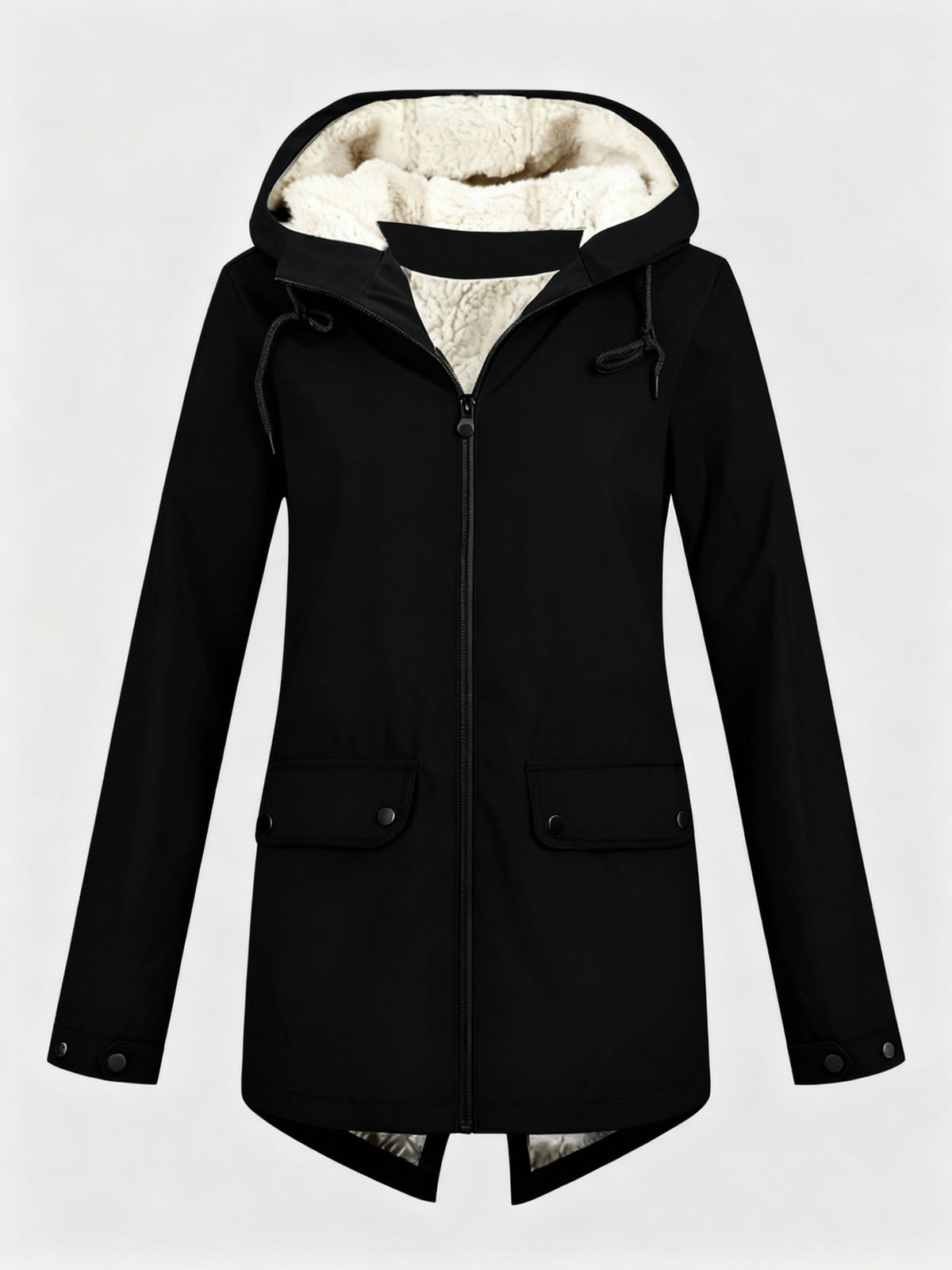 Helvano | Fleece-gefütterte Kapuzenjacke für Damen