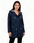 Helvano | Wetterfester Mantel mit Kapuze für Herren