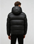 Helvano | Herren Pufferjacke mit Kapuze und Entenfedern