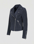 Helvano | Wildleder-Bikerjacke für Damen