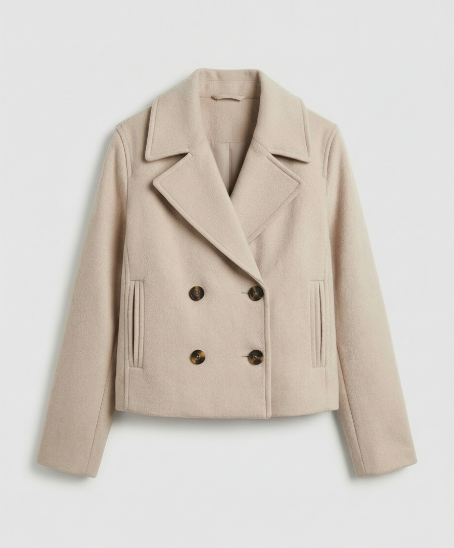 Helvano | Kurze Zweireiher-Jacke für Damen