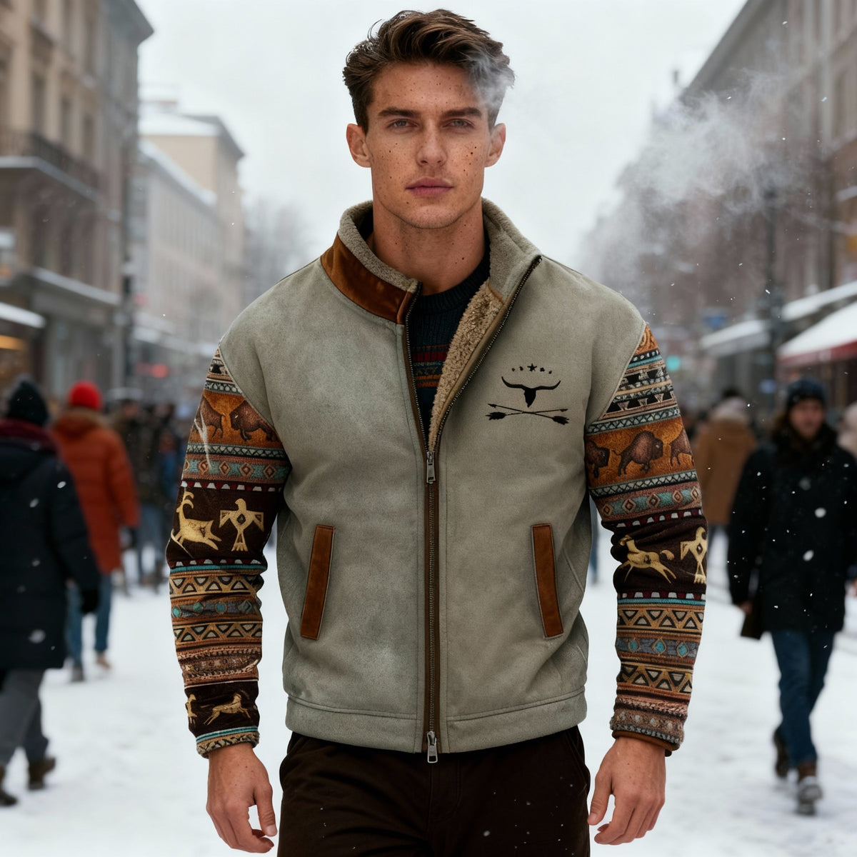 Helvano | Leichte Merino-Fleecejacke für Herren