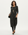 Helvano | Bedrucktes Strickkleid für Damen