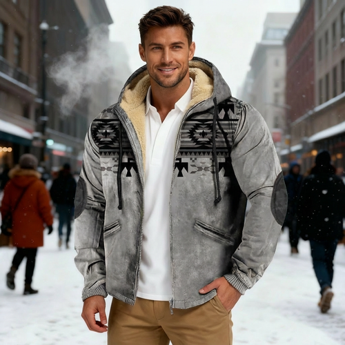Helvano | Herren Kapuzenjacke mit Print