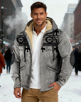 Helvano | Herren Kapuzenjacke mit Print