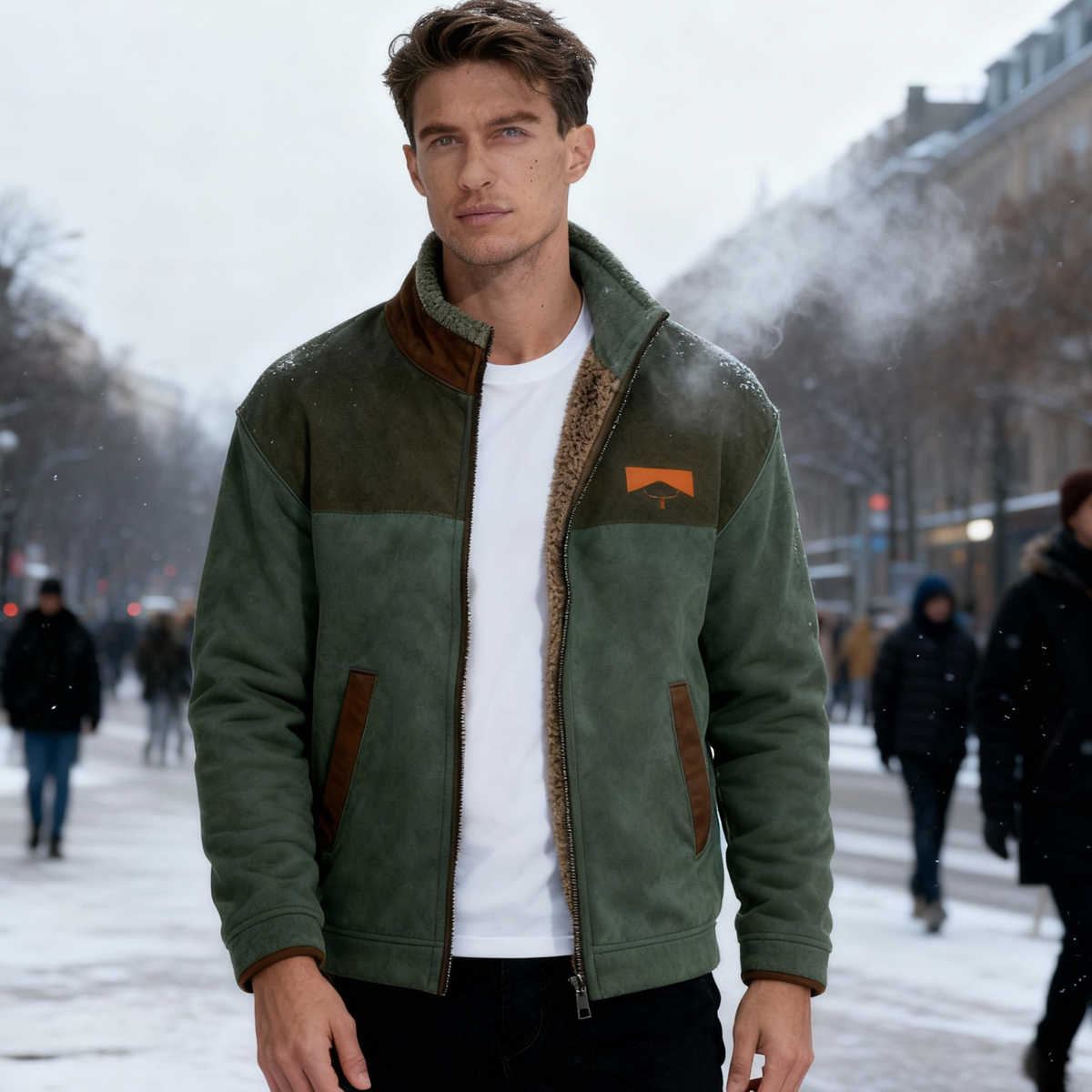 Helvano | Leichte Merino-Fleecejacke für Herren