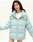 Helvano | Gefütterte Pufferjacke mit Kapuze für Damen