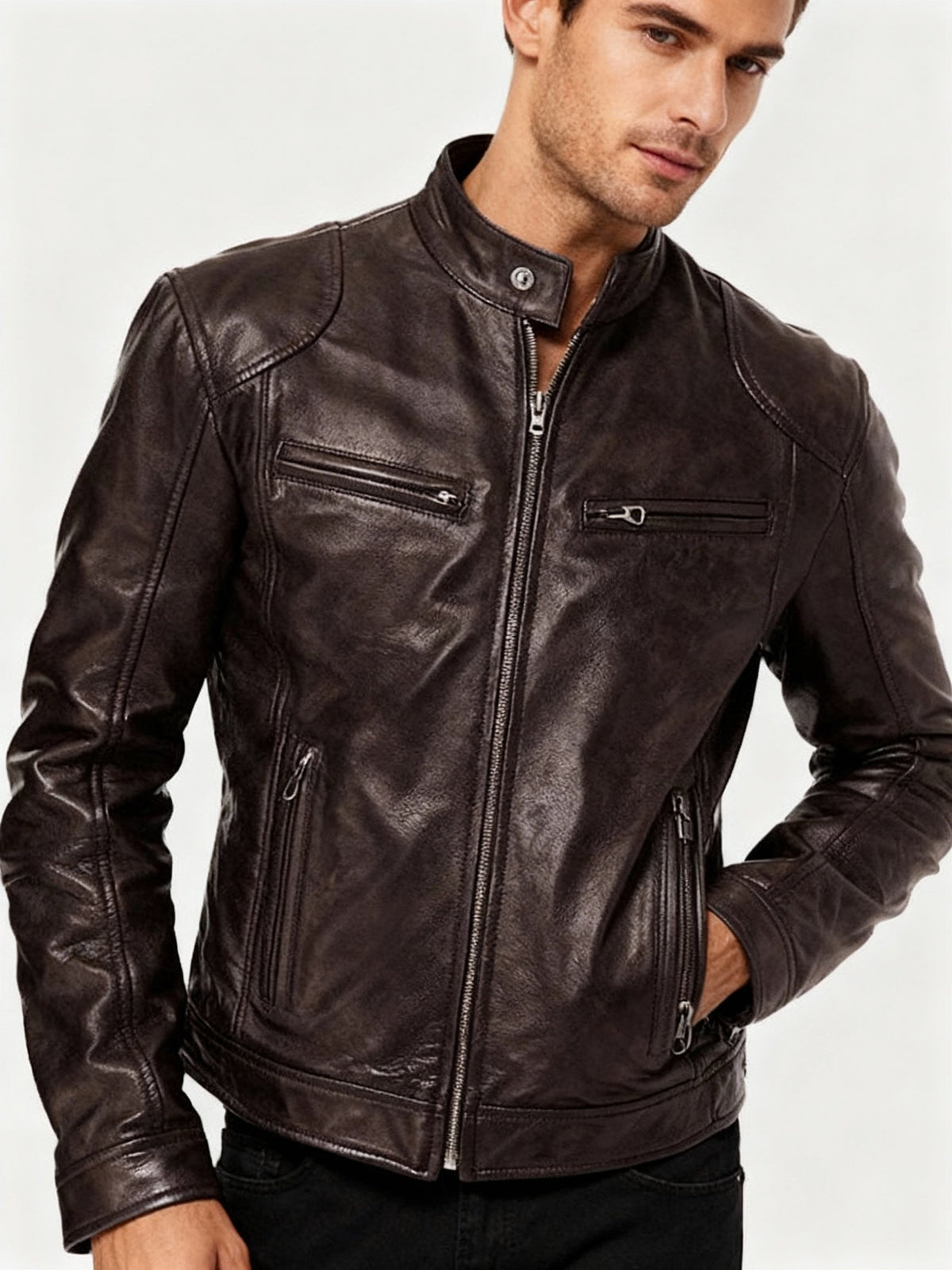 Helvano | Herrenjacke mit Innenfutter und Taschen