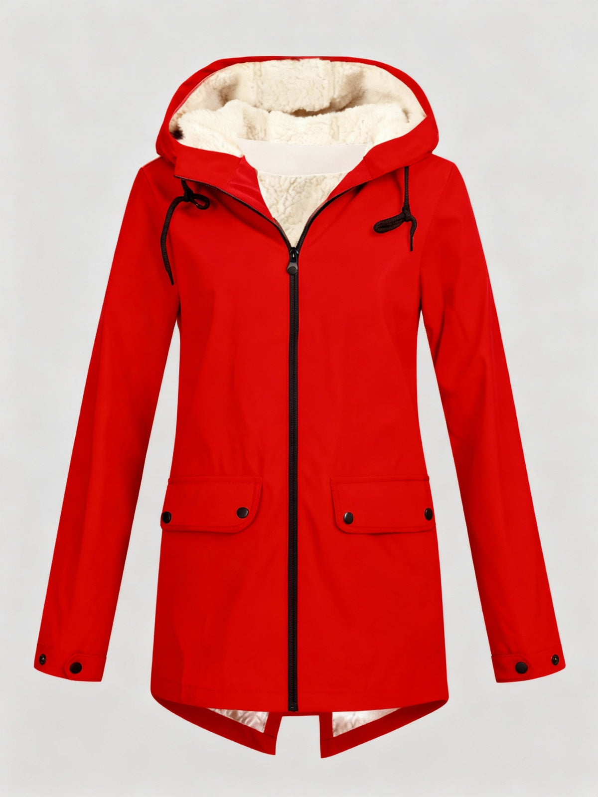 Helvano | Fleece-gefütterte Kapuzenjacke für Damen
