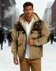 Helvano | Herren Kapuzenjacke mit Print