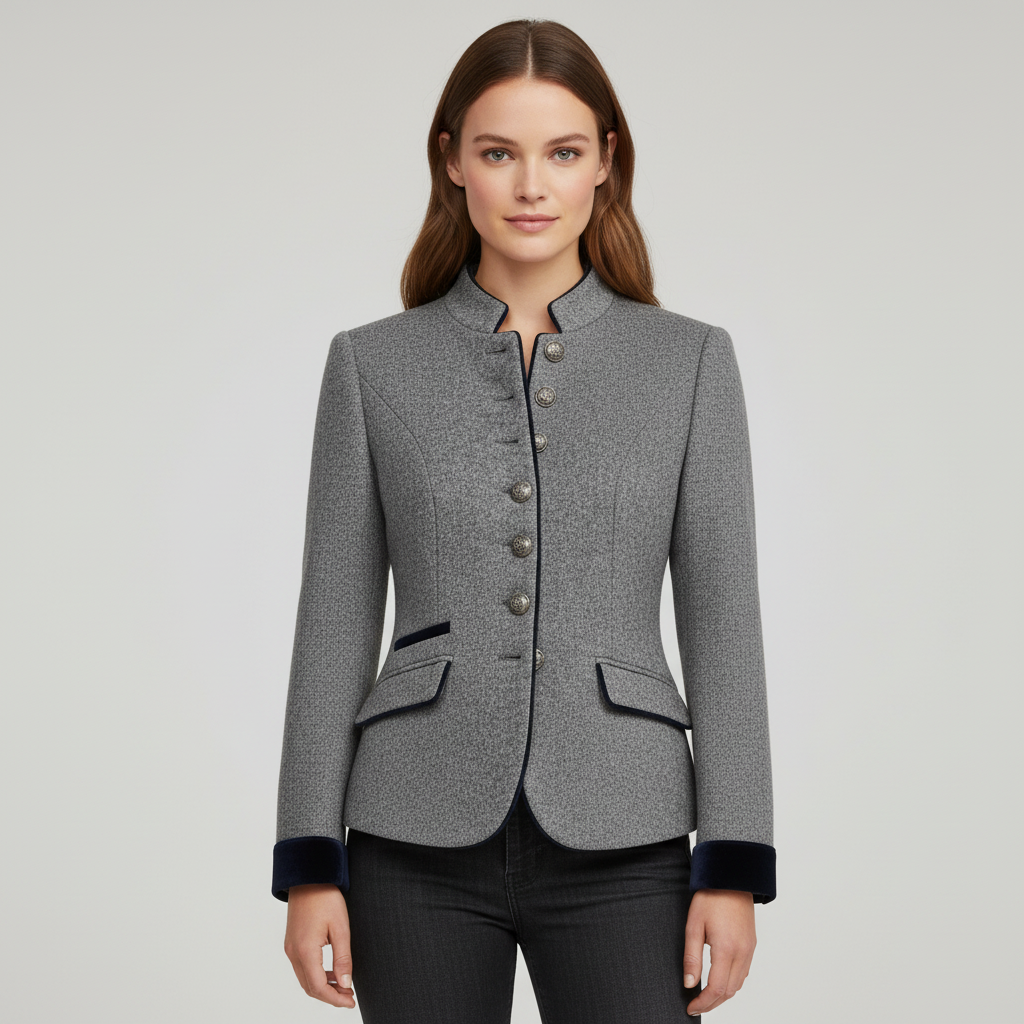 Helvano | Kurzjacke für Damen mit Mehrknopfleiste
