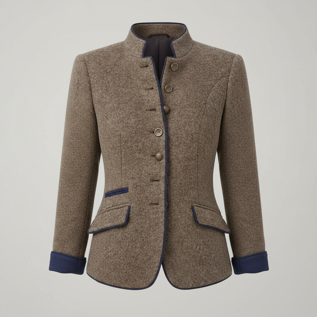 Helvano | Kurzjacke für Damen mit Mehrknopfleiste