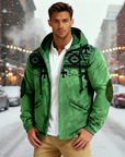 Helvano | Herren Kapuzenjacke mit Print