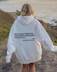 Helvano | Dear Person Behind Me Hoodie für Damen