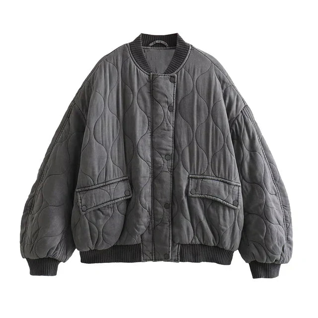 Helvano | Oversized Bomberjacke für Damen