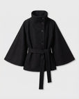 Helvano | Damen Cape-Jacke mit Gürtel