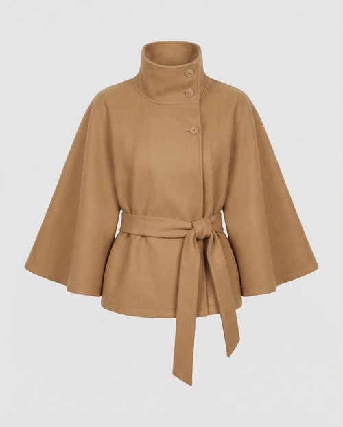 Helvano | Damen Cape-Jacke mit Gürtel